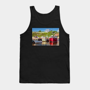 Fishing Boat Harbout Mist Tank Top